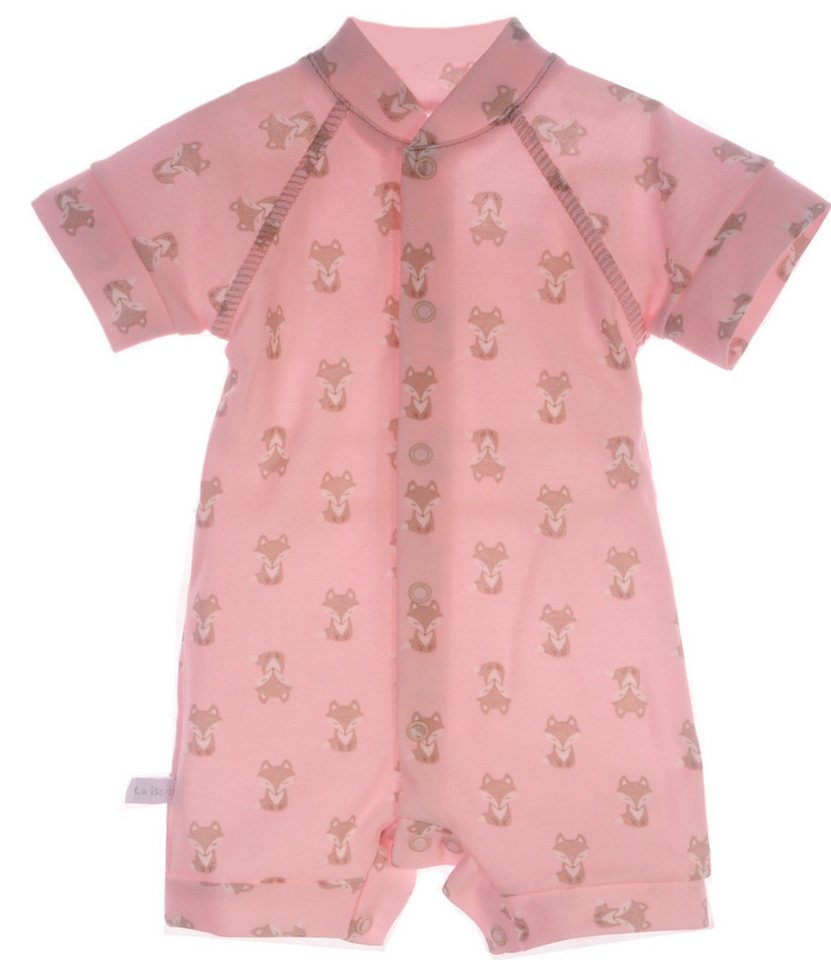 La Bortini Spieler Spieler Baby Romper kurzer Strampler aus reiner Baumwolle, 44 50 56 62 68 74 80 86 von La Bortini