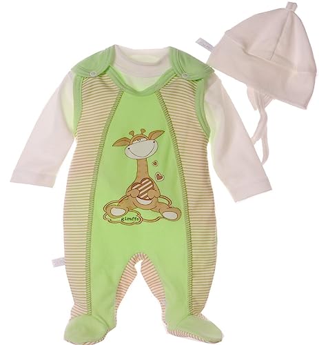 La Bortini Strampler Baby Strampler Set 3Tlg 44 50 56 62 68 74 (50-56) von La Bortini