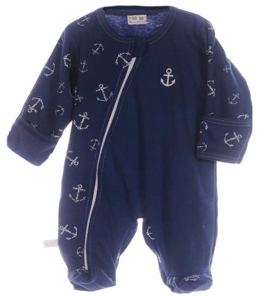 La Bortini Strampler Strampler Baby Overall Schlafanzug mit Reißverschluss von La Bortini