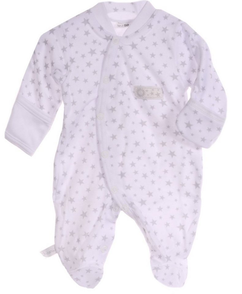 La Bortini Strampler Strampler Overall mit Kratzschutz Baby Schlafanzug von La Bortini