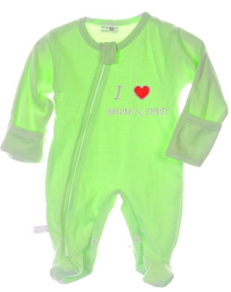 La Bortini Strampler Strampler Overall Baby Schlafanzug 44 50 56 62 68 74 80 von La Bortini