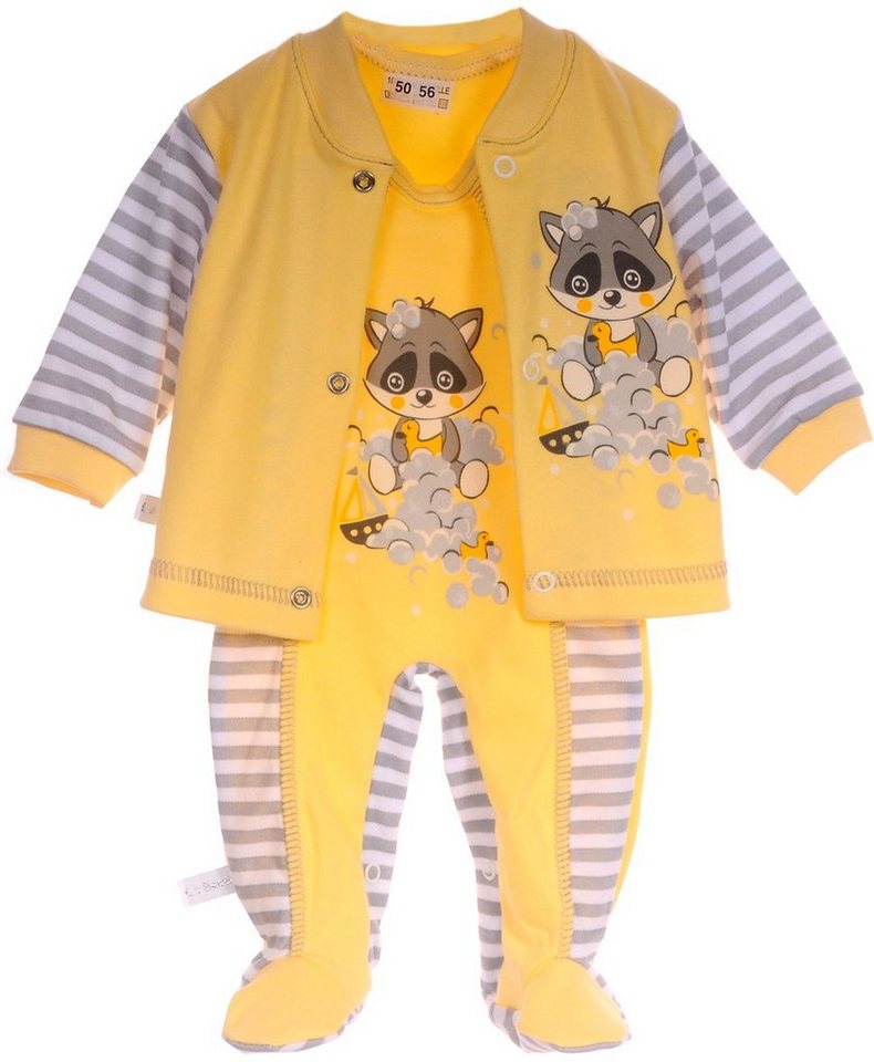 La Bortini Strampler Strampler und Hemdchen Set Baby Anzug 44 50 56 62 68 74 von La Bortini