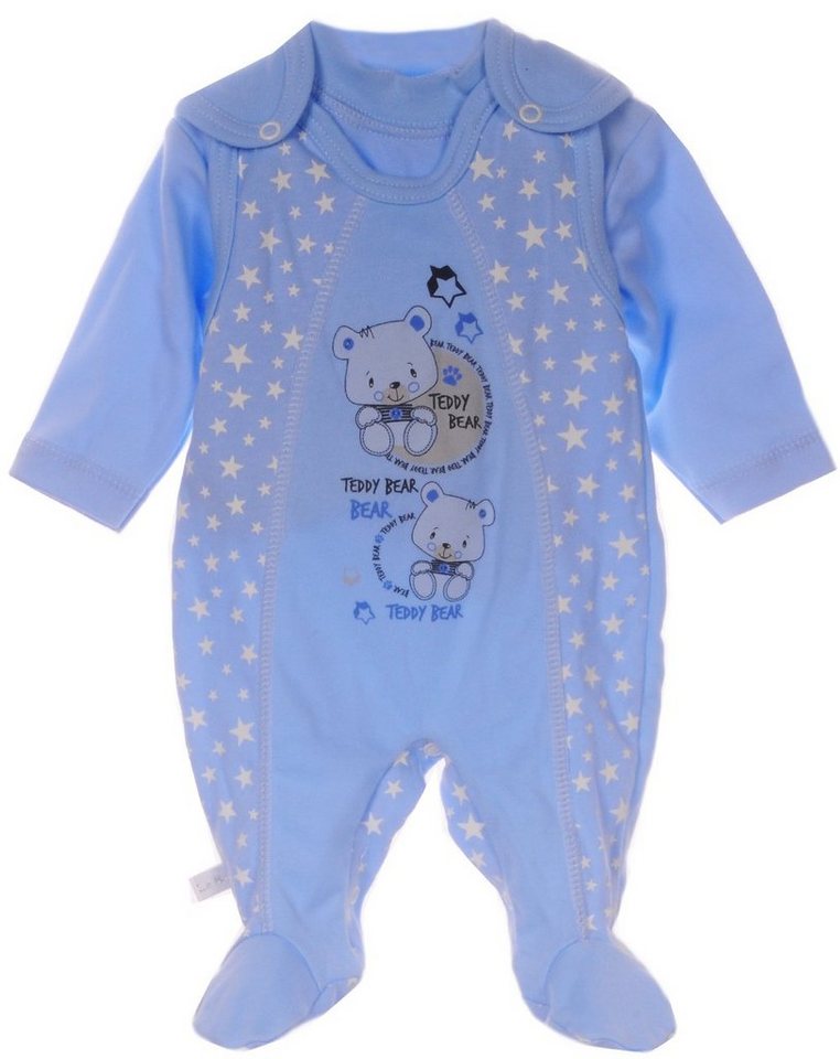 La Bortini Strampler Strampler und Langarmshirt Set Baby Anzug 2tlg 44 50 56 62 68 74 von La Bortini