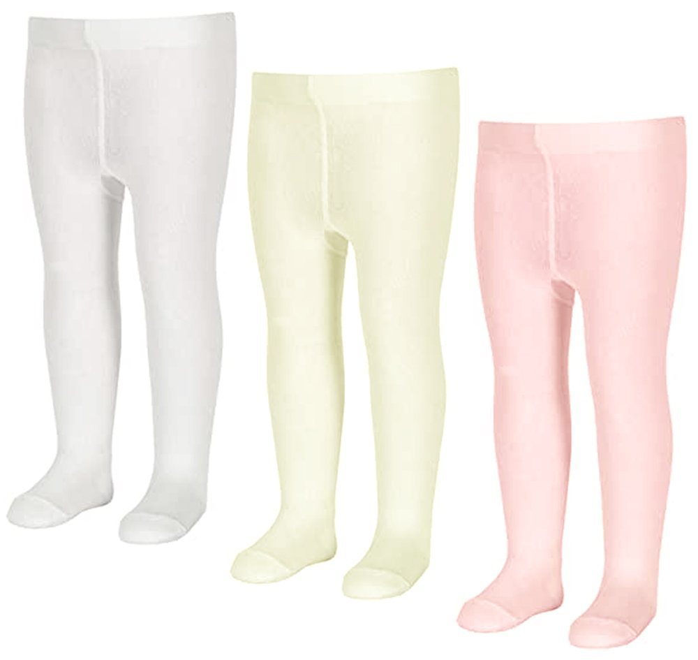 La Bortini Strumpfhose Baby Strumpfhose 3er Pack 50 56 62 68 74 80 von La Bortini