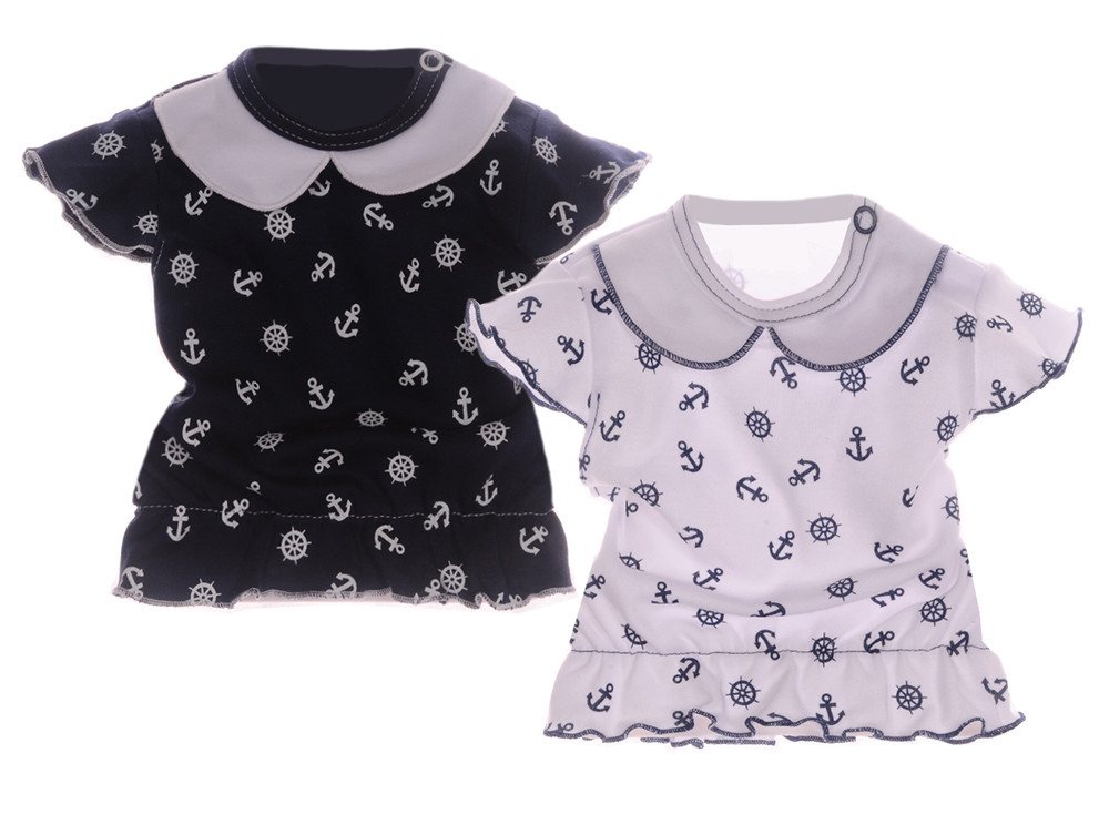 La Bortini T-Shirt Baby Bluse Sommer Shirt aus reiner Baumwolle, 44 50 56 62 68 74 80 86 92 98 104 von La Bortini