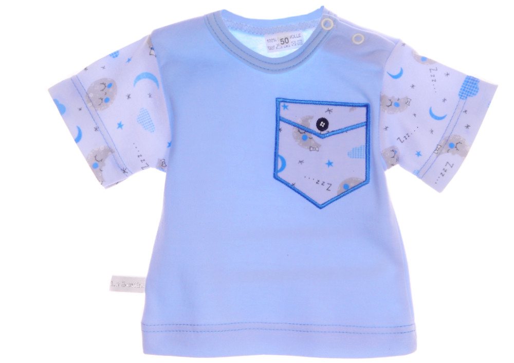 La Bortini T-Shirt Baby Sommer Shirt Kurzarmshirt aus reiner Baumwolle, 44 50 56 62 68 74 80 86 92 98 von La Bortini