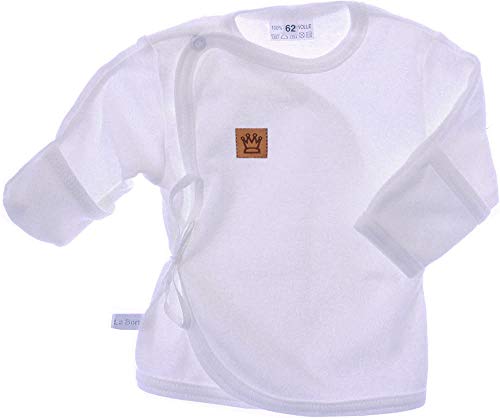 Wickelhemdchen Wickelshirt Baby Hemdchen 50 56 62 68 Shirt Flügelshirt Flügel (50) von La Bortini