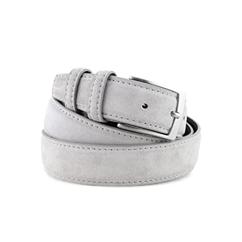 La Bottega del Calzolaio Herrengürtel aus handgefertigtem Wildleder Made in Italy. von La Bottega del Calzolaio