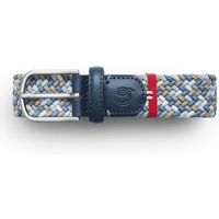 La Boucle Flechtgürtel Wimbledon mit Leder-Details in einem Farbmix in 95-105 von La Boucle