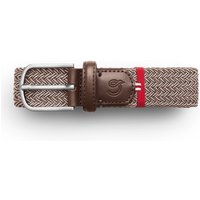 La Boucle Elastischer Flechtgürtel Sylt mit Leder-Details in 105-115 von La Boucle