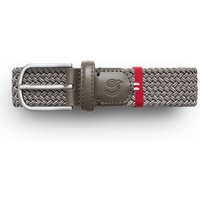 La Boucle Bicolor-Flechtgürtel The Hamptons mit Leder-Details in 95-105 von La Boucle