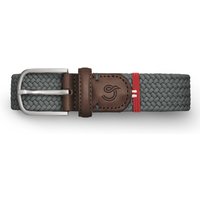 La Boucle Elastischer Flechtgürtel New York mit Leder-Details in 95-105 von La Boucle