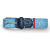 La Boucle Elastischer Flechtgürtel Vancouver mit Leder-Details in 105-115 von La Boucle