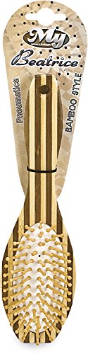 La Briantina Ovale Haarbürste aus Bambus, entwirrend und massierend, mit Kissen La Briantina Ovale Haarbürste aus Bambus, entwirrend und massierend, mit Kissen von La Briantina