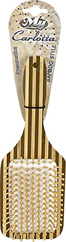 La Briantina Rechteckige Bambus-Haarbürste zum Entwirren und Massieren mit Kissen La Briantina Rechteckige Bambus-Haarbürste zum Entwirren und Massieren mit Kissen von La Briantina