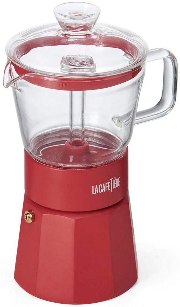 La Cafetière Espressokocher "La Cafetière" 290 l Kaffeekanne Aus hochwertigem, rostfreiem Edelstahl mit induktionsgeeignetem Boden von La Cafetière