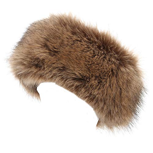 La Carrie Damen faux-pelz-stirnband mit stretch winter-earwarmer earmuff mittel von La Carrie