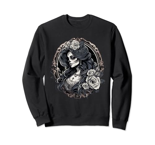 Ästhetische La Catrina Sweatshirt Ästhetische La Catrina Sweatshirt von La Catrina Art I Dia De Los Muertos