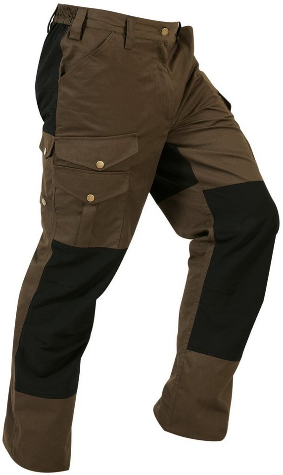 La Chasse® Outdoorhose Stretch-Funktionshose Kiruna" Jagdhose Herren braun/schwarz Jägerhose" von La Chasse®