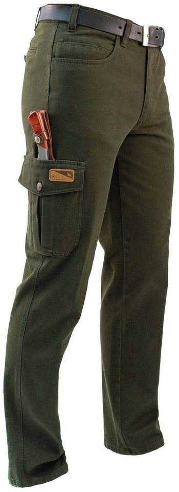 La Chasse® Stretch-Jeans Jagdhose Herren Monza" Jagdjeans mit Stretch Jägerjeans oliv/grün NEU" von La Chasse®