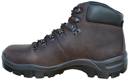 La Chasse® strapazierfähiger Trekkingstiefel Arosa Jagdstiefel Herren aus Rindsleder wasserdicht & atmungsaktiv Berg- & Wanderschuh mit Spotex®-Membrane von Oefele Jagd & Outdoor (braun, 46) von La Chasse