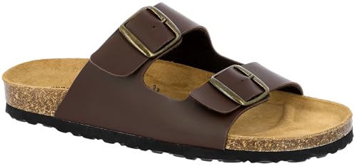 Lico Trekkingpantolette Amalfi Sandale braun Pantoffel Herren von Oefele Jagd (Braun, EU Schuhgrößensystem, Erwachsene, Numerisch, M, 47) von La Chasse