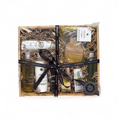 La Chinata Korb, mittelgroß, Schönheitsset für Damen, Duschgel, Body Milk, Champu, Gesichtsreiniger, Gesichtswasser, Gesichtsserum, Augenkontur, Körperpeeling-Schwamm, Geschenke für Damen La Chinata Korb, mittelgroß, Schönheitsset für Damen, Duschgel, Body Milk, Champu, Gesichtsreiniger, Gesichtswasser, Gesichtsserum, Augenkontur, Körperpeeling-Schwamm, Geschenke für Damen von La Chinata