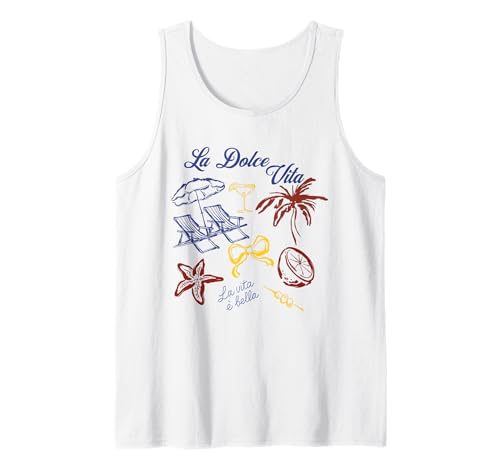 La Dolce Vita Italien Amalfiküste Amalficore Mädchen Sommer Tank Top von La Dolce Vita Summer Amalfi Beach Italy Gifts
