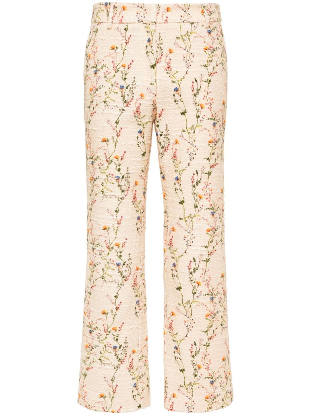 La DoubleJ 24/7 Straight-Leg-Hose mit Blumen - Nude von La DoubleJ