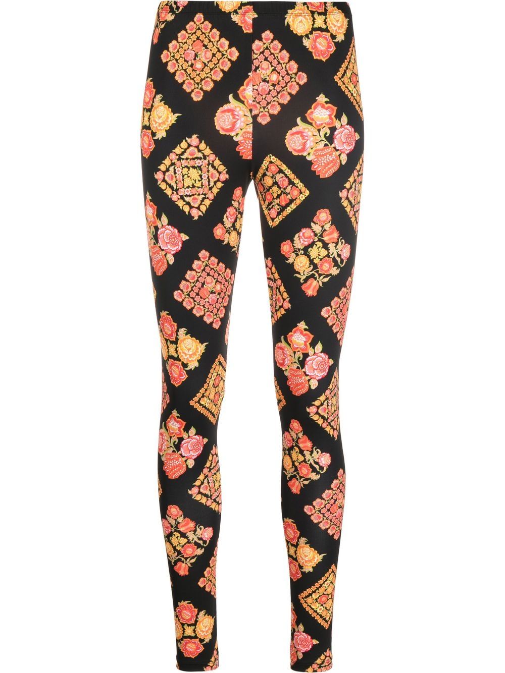 La DoubleJ Blumige Leggings - Schwarz von La DoubleJ