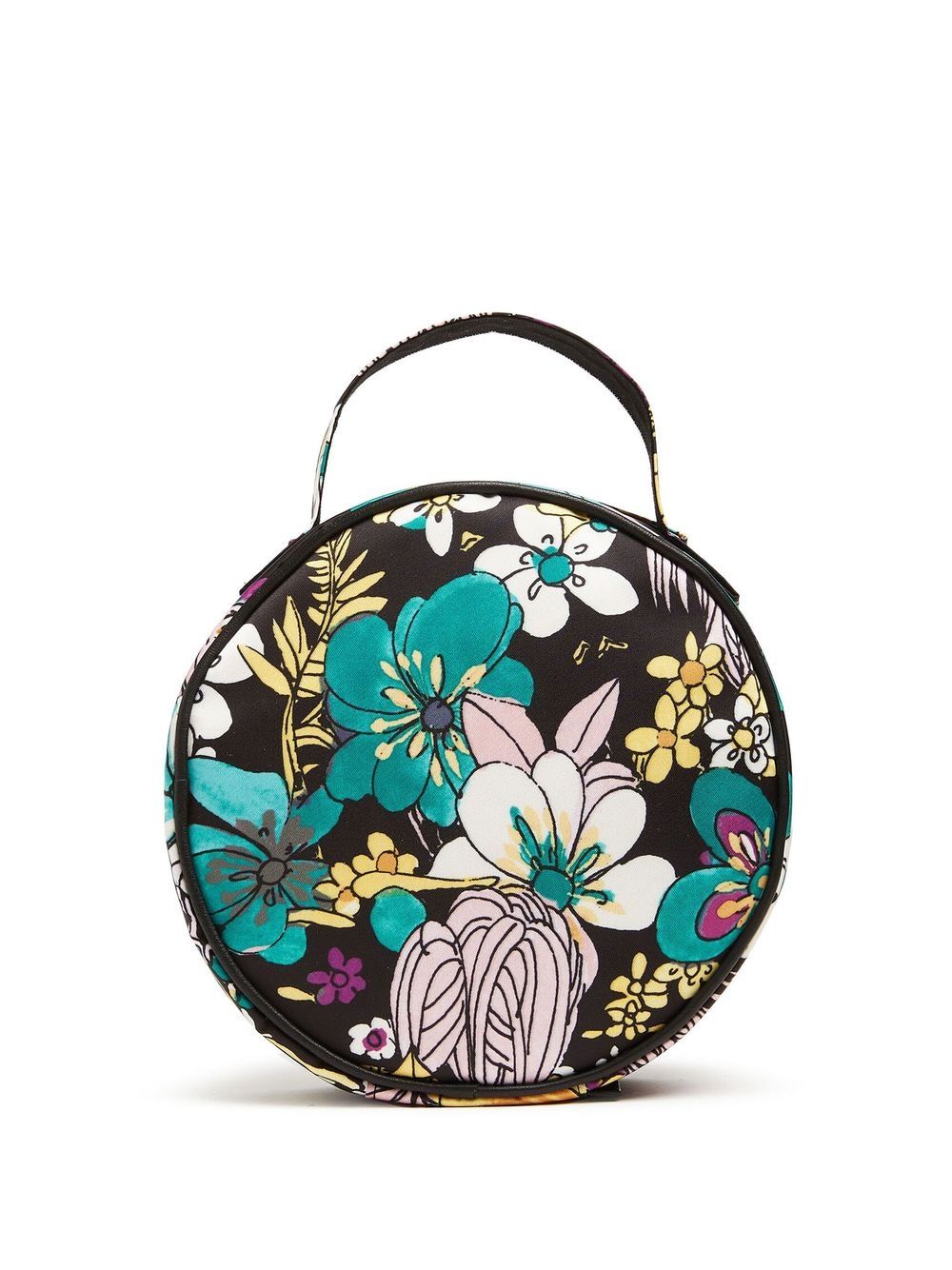 La DoubleJ Clutch mit Blumen-Print - Schwarz von La DoubleJ