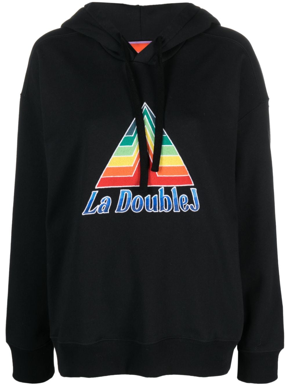 La DoubleJ Hoodie mit Logo-Print - Schwarz von La DoubleJ