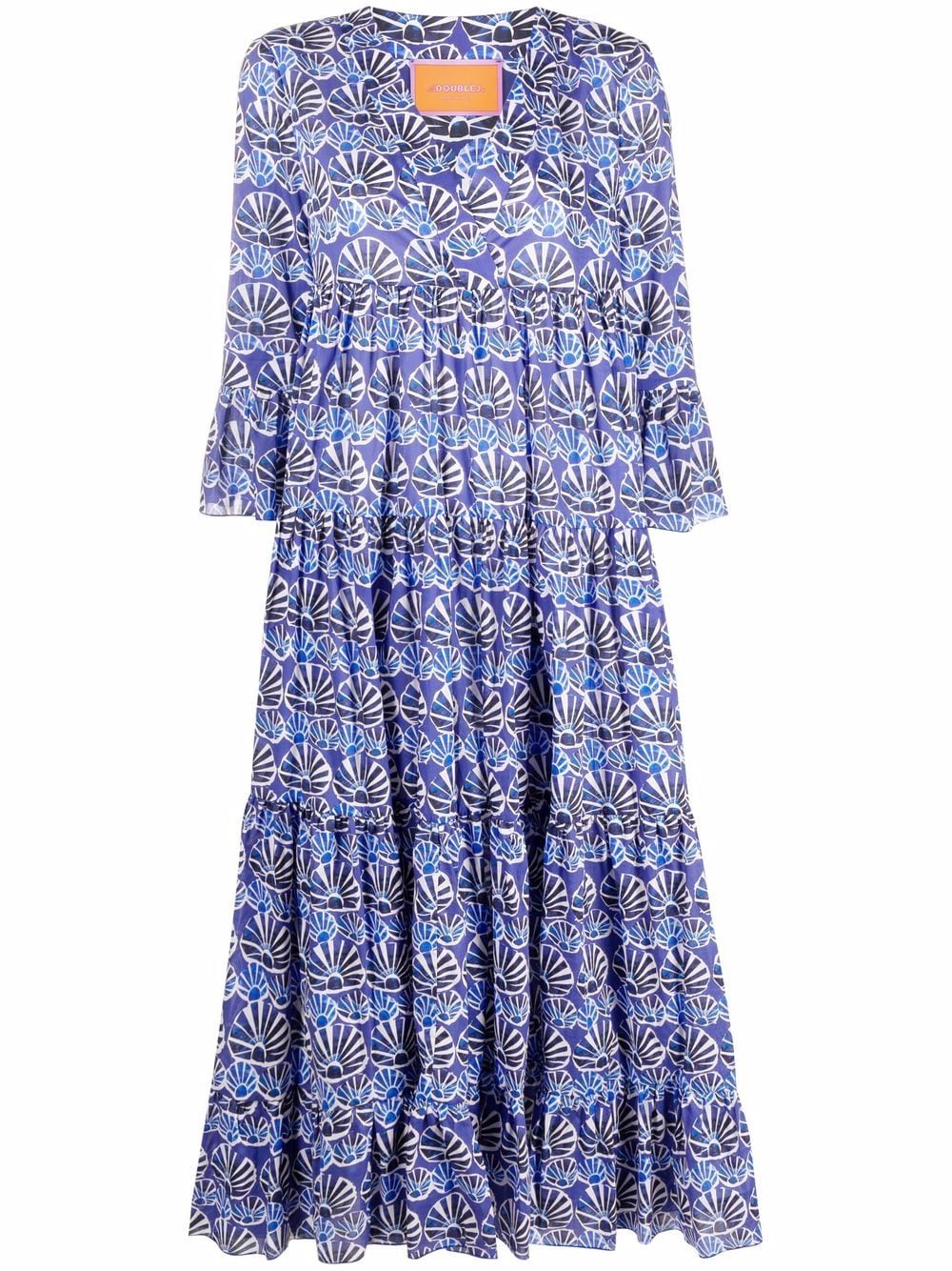 La DoubleJ Jennifer Jane Kleid mit Print - Blau von La DoubleJ