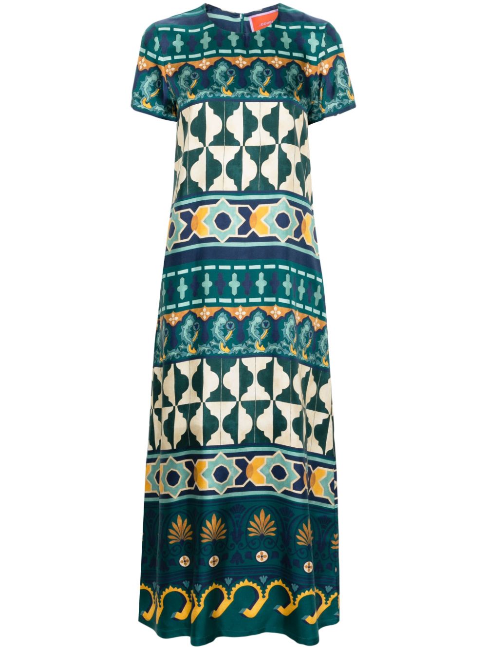 La DoubleJ Kleid mit geometrischem Print - Grün von La DoubleJ