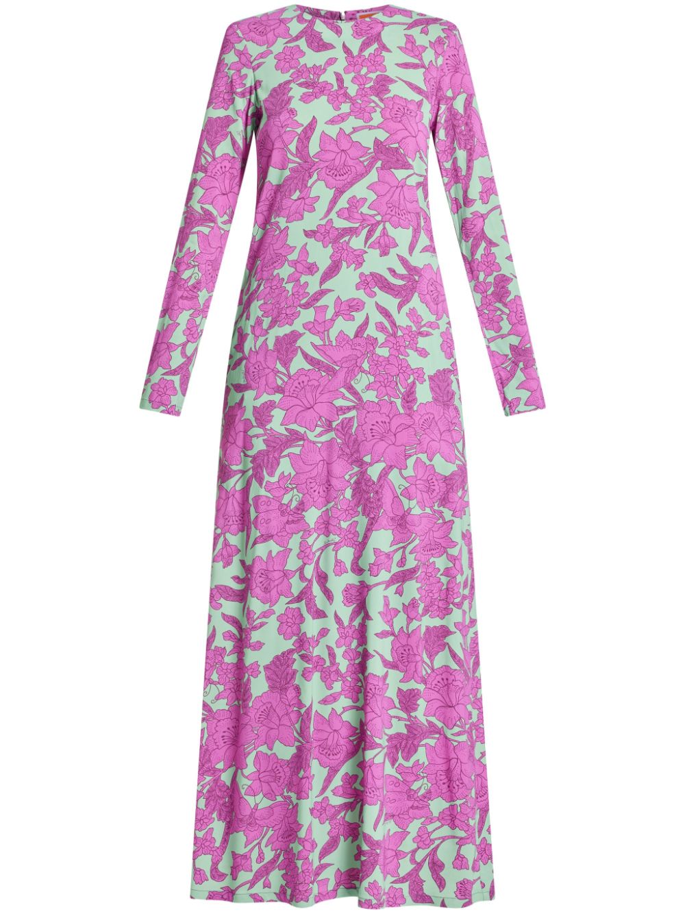 La DoubleJ Swing-Kleid mit Blumen-Print - Violett von La DoubleJ