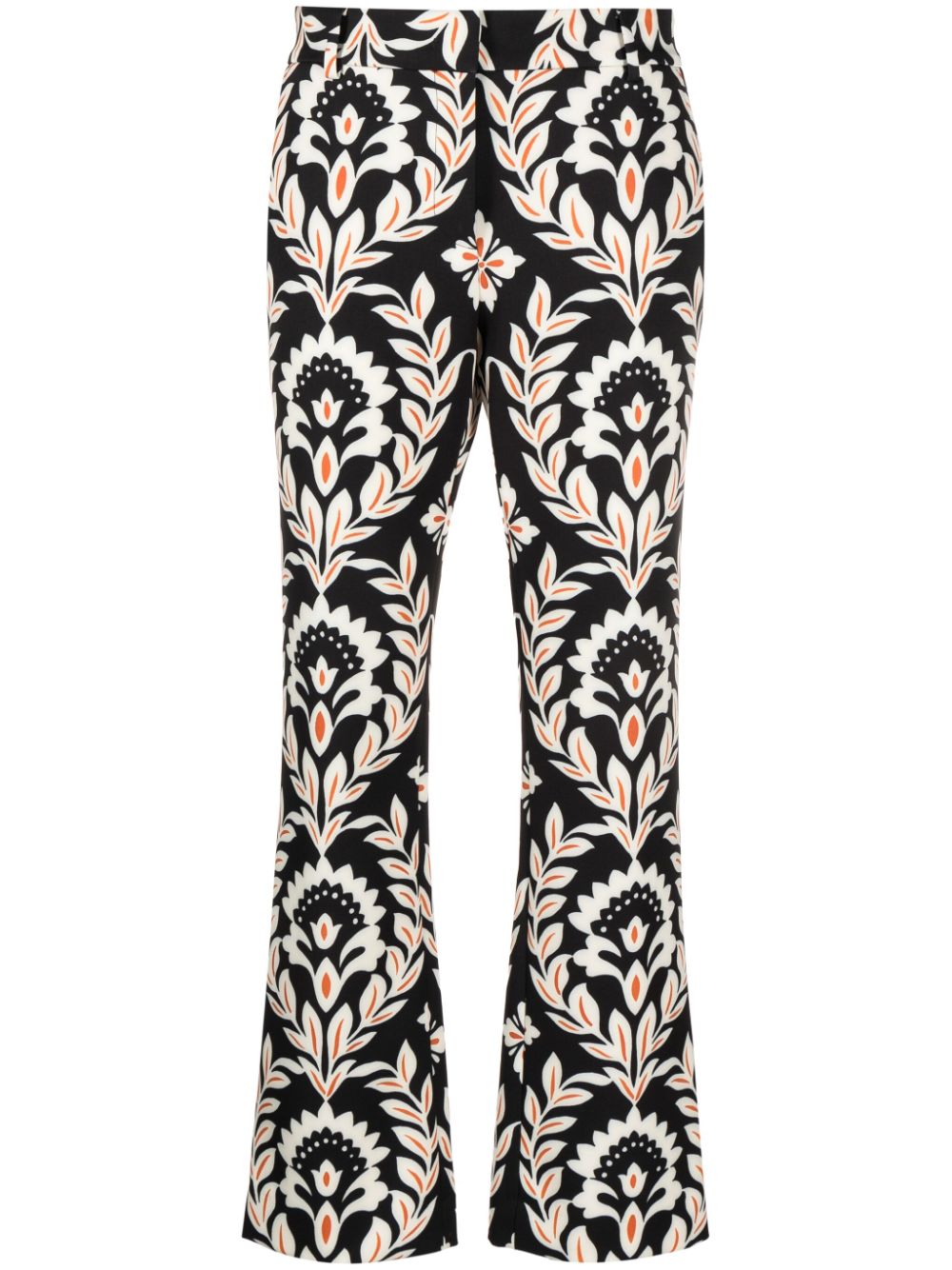 La DoubleJ Cropped-Hose mit Blumen-Print - Schwarz von La DoubleJ