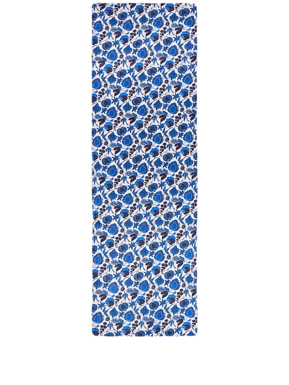 La DoubleJ Läufer mit Blumen-Print - Blau von La DoubleJ