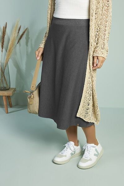 La Gitana Anella ECO Midirock aus Bio-Baumwolle – Nachhaltiger Damenrock in A-Linie von La Gitana