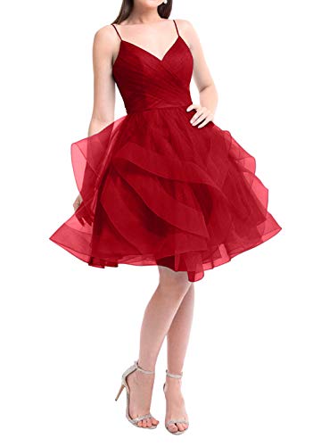 La_Marie Braut Damen Langes Abendkleider Ballkleider Abschlussballkleider Meerjungfrau Brautmutterkleider Neu -36 Dunkel Rot von La_Marie Braut