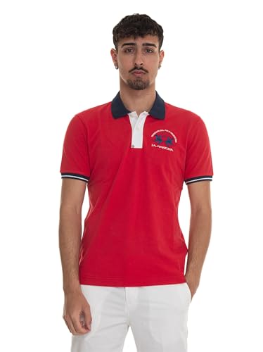 LA MARTINA POLO MANICHE CORTE UOMO ROSSO LA MARTINA POLO MANICHE CORTE UOMO ROSSO von La Martina