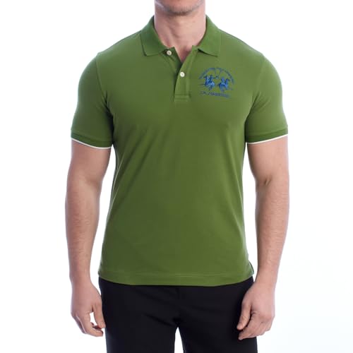 LA MARTINA POLO MANICHE CORTE UOMO VERDE von La Martina
