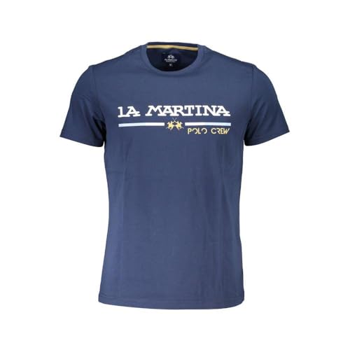 LA MARTINA T-SHIRT MANICHE CORTE UOMO BLU LA MARTINA T-SHIRT MANICHE CORTE UOMO BLU von La Martina