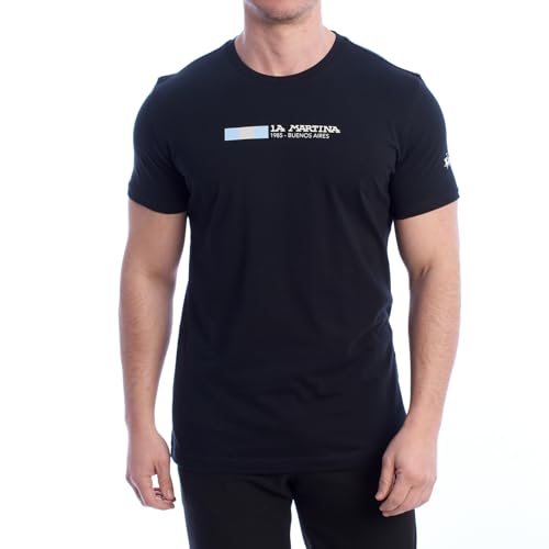 LA MARTINA T-Shirt aus Baumwolljersey, mehrfarbig, XXL LA MARTINA T-Shirt aus Baumwolljersey, mehrfarbig, XXL von La Martina