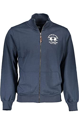 La Martina Blauer Baumwollpullover - M, ohne Farbe, Keine Farbe, no-size von La Martina