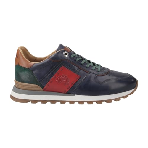 La Martina Sneaker Scarpa Uomo, Glattleder, Blau, Herren EU 41 von La Martina