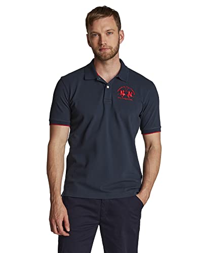 La Martina - Herren-Poloshirt Regular fit, Marineblau, Man von La Martina