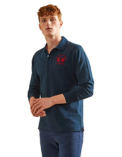 La Martina - Herren-Poloshirt Regular fit, Marineblau, Man La Martina - Herren-Poloshirt Regular fit, Marineblau, Man von La Martina