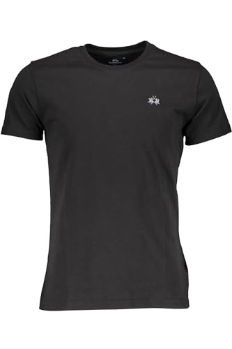 La Martina Herren Serge T-Shirt, Schwarz, 56 von La Martina