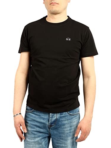 La Martina Herren Serge T-Shirt, Schwarz, Large von La Martina