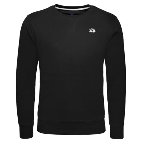 La Martina Herren Sweatshirt XMF007 Schwarz XL von La Martina